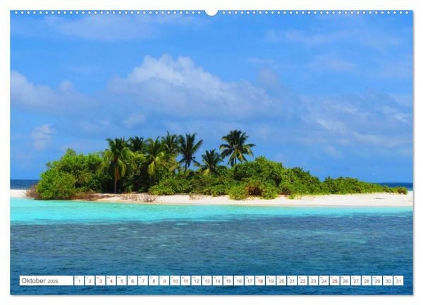Produktbild: Malediven - Traumstr&auml;nde im Paradies (hochwertiger Premium Wandkalender 2026 DIN A2 quer), Kunstdruck in Hochglanz