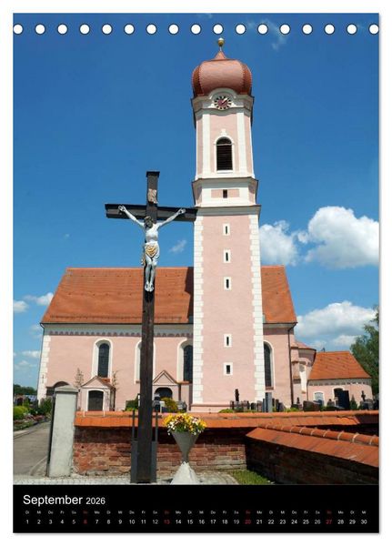 Produktbild: Kirchen in Deutschland - G&ouml;ttliche Perlen aus Menschenhand (Tischkalender 2026 DIN A5 hoch), CALVENDO Monatskalender