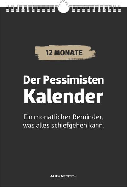 Produktbild: Der Pessimisten Kalender