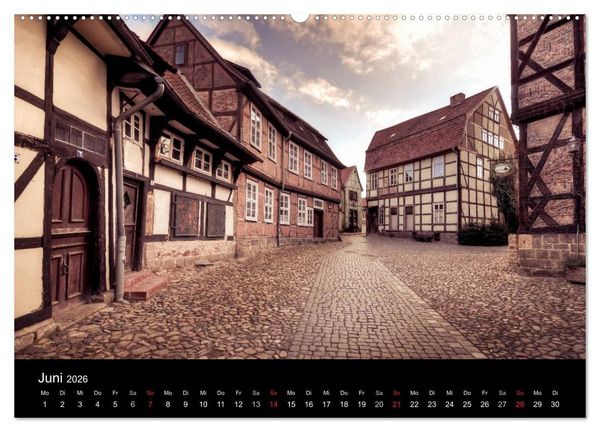 Produktbild: Fachwerk - wie aus einer anderen Zeit (hochwertiger Premium Wandkalender 2026 DIN A2 quer), Kunstdruck in Hochglanz