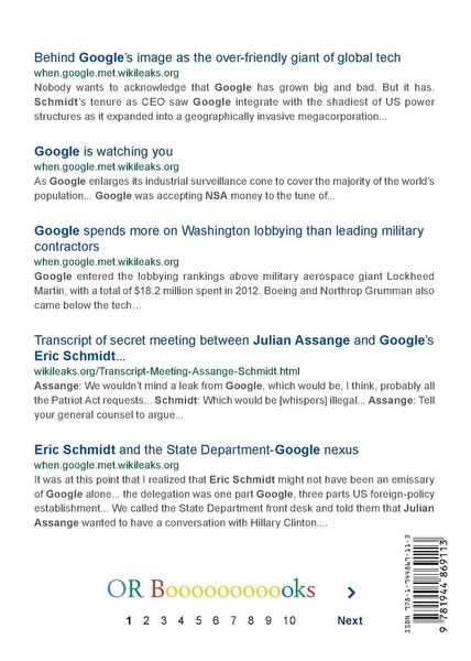 Produktbild: When Google Met Wikileaks