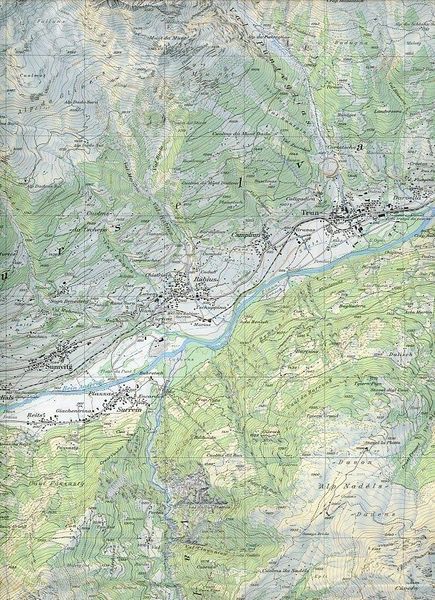 Produktbild: Swisstopo 1 : 25 000 Trun