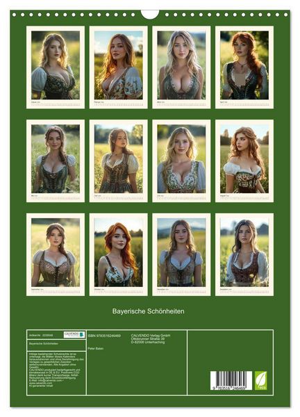 Produktbild: Bayerische Sch&ouml;nheiten (Wandkalender 2026 DIN A3 hoch), CALVENDO Monatskalender
