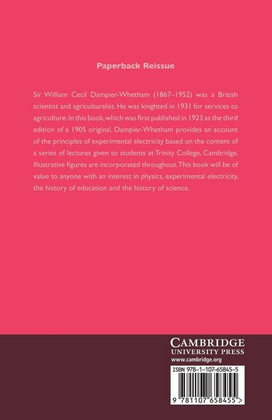 Produktbild: The Theory of Experimental Electricity