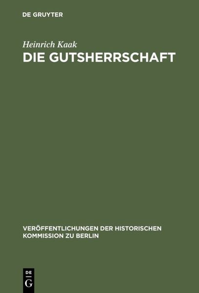 Produktbild: Die Gutsherrschaft