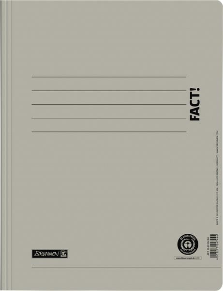 Produktbild: Brunnen Schnellhefter FACT! grau
