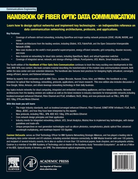 Produktbild: Handbook of Fiber Optic Data Communication
