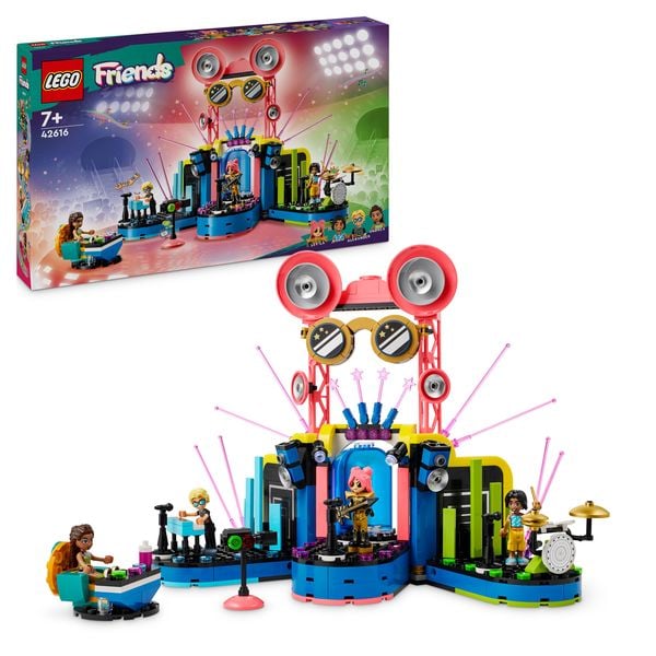 LEGO Friends 42616 Talentshow in Heartlake City, Musik-Geschenk für Kinder