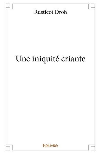 Produktbild: Une iniquite criante