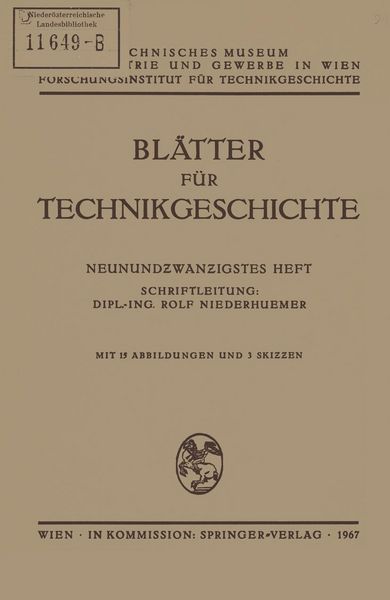 Produktbild: Bl&auml;tter f&uuml;r Technikgeschichte