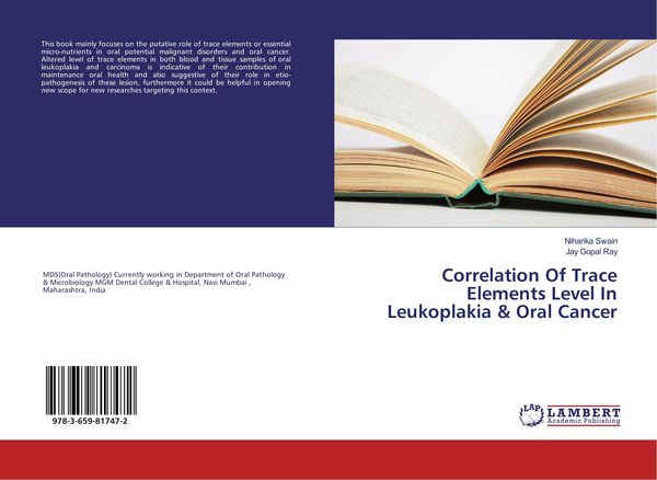 Produktbild: Correlation Of Trace Elements Level In Leukoplakia & Oral Cancer