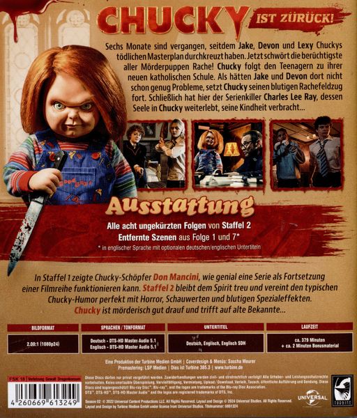Produktbild: Chucky - Season 2 [2 BRs]