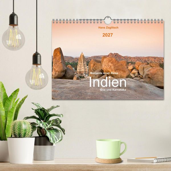 Produktbild: Momente einer Reise - Goa und Karnataka (Wandkalender 2027 DIN A4 quer), CALVENDO Monatskalender