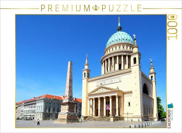 Produktbild: CALVENDO Puzzle Potsdam, Nikolaikirche und Obelisk am Alten Markt | 1000 Teile Lege-Gr&ouml;&szlig;e 64x48cm Foto-Puzzle f&uuml;r gl&uuml;ckliche Stunden