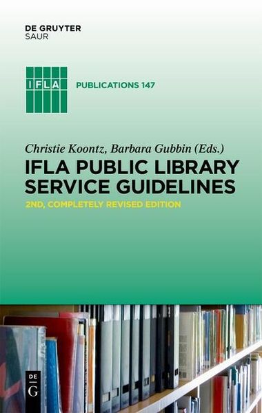 Produktbild: IFLA Public Library Service Guidelines