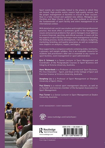 Produktbild: Managing Sport Facilities and Major Events