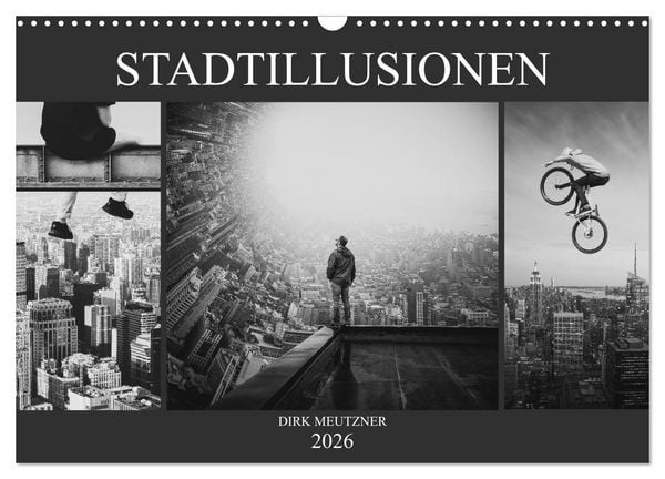 Produktbild: Stadtillusionen (Wandkalender 2026 DIN A3 quer), CALVENDO Monatskalender