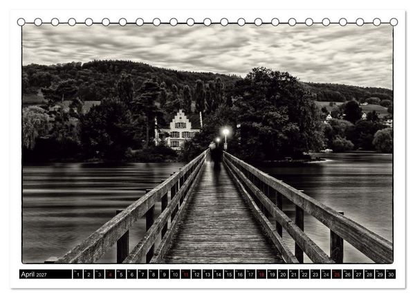 Produktbild: Boden-Seen-Sucht (Tischkalender 2027 DIN A5 quer), CALVENDO Monatskalender
