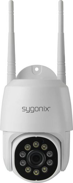 Produktbild: Sygonix PTZ WLAN SY-4760960 LAN, WLAN IP &Uuml;berwachungskamera 1920 x 1080 Pixel