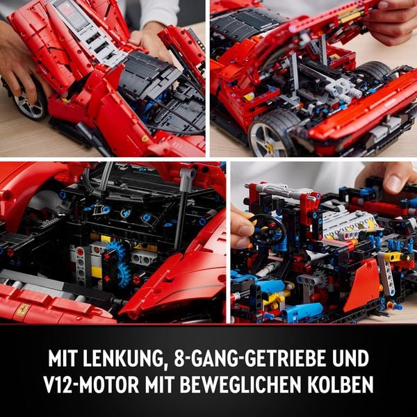 Produktbild: LEGO Technic 42143 Ferrari Daytona SP3 Modellauto Bausatz, Sammlerst&uuml;ck