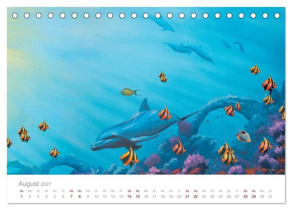 Produktbild: Paradise, Ausblicke und Tr&auml;umereien (Tischkalender 2027 DIN A5 quer), CALVENDO Monatskalender