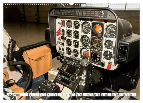 Produktbild: Cockpit sights (High Quality Premium Wall Calendar 2026 DIN A2 landscape),CALVENDO 12 Month Wall Calendar