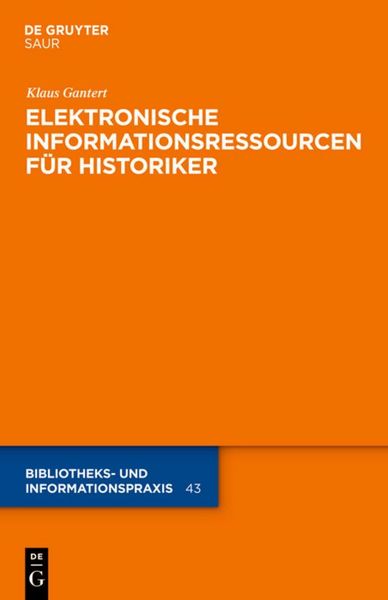 Produktbild: Elektronische Informationsressourcen f&uuml;r Historiker