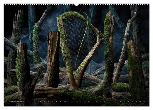 Produktbild: Musica fant&aacute;sia - Die wundersame Welt des Fotok&uuml;nstlers Olaf Bruhn (Wandkalender 2026 DIN A2 quer), CALVENDO Monatskalender