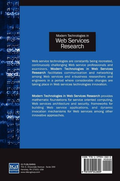 Produktbild: Modern Technologies in Web Services Research