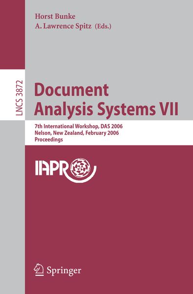 Produktbild: Document Analysis Systems VII
