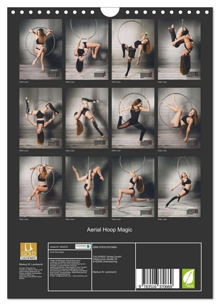 Produktbild: Aerial Hoop Magic (Wandkalender 2026 DIN A4 hoch), CALVENDO Monatskalender