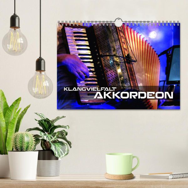Produktbild: Klangvielfalt Akkordeon (Wandkalender 2026 DIN A4 quer), CALVENDO Monatskalender