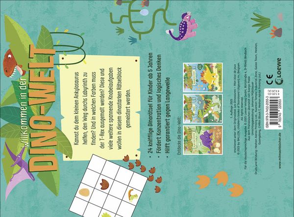 Produktbild: Meine Dino-Welt - R&auml;tselspa&szlig; mit Stickern