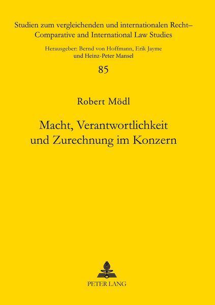 Produktbild: Macht, Verantwortlichkeit und Zurechnung im Konzern