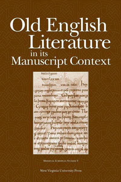 Produktbild: OLD ENGLISH LITERATURE IN ITS MANUSCRIPT CONTEXT