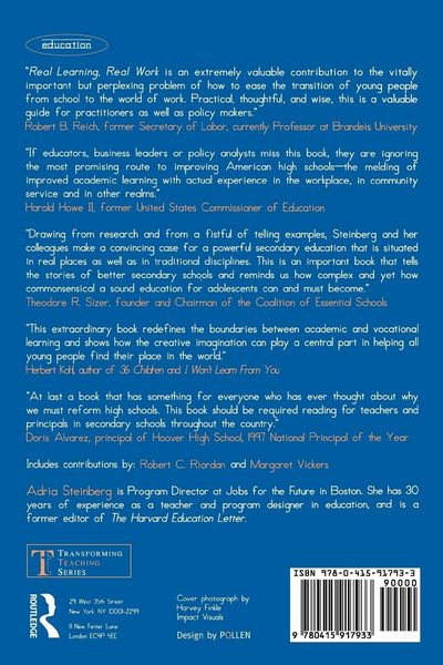 Produktbild: Real Learning, Real Work