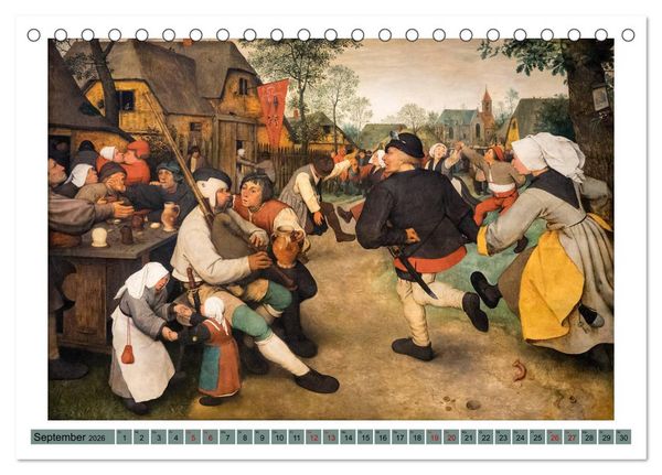 Produktbild: Pieter Bruegel d.&Auml;. (Tischkalender 2026 DIN A5 quer), CALVENDO Monatskalender