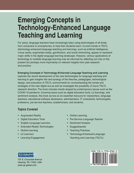 Produktbild: Emerging Concepts in Technology-Enhanced Language Teaching and Learning
