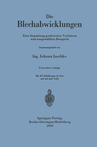 Produktbild: Die Blechabwicklungen