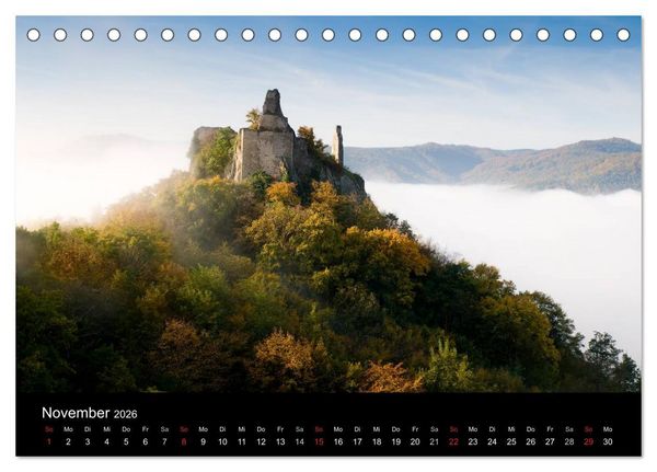 Produktbild: Wachau, Wachau, du Tr&auml;umerin (Tischkalender 2026 DIN A5 quer), CALVENDO Monatskalender