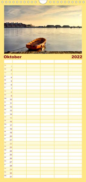 Produktbild: Wilhelmshaven - Familienplaner hoch (Wandkalender 2022 , 21 cm x 45 cm, hoch)