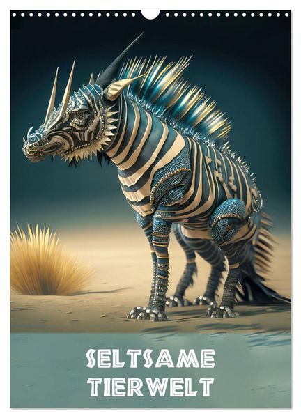 Seltsame Tierwelt (Wandkalender 2024 DIN A3 hoch), CALVENDO Monatskalender