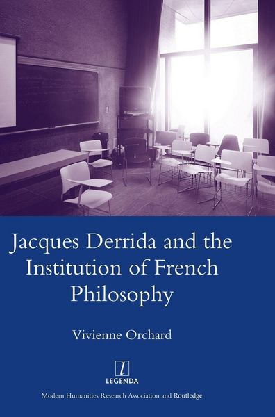 Produktbild: Jacques Derrida and the Institution of French Philosophy