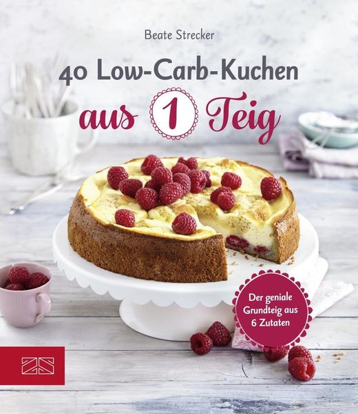 Produktbild: 40 Low-Carb-Kuchen aus 1 Teig