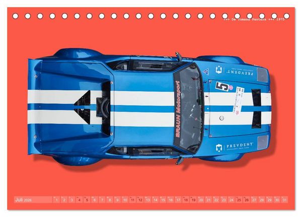 Produktbild: Tourenwagen Classics (Tischkalender 2026 DIN A5 quer), CALVENDO Monatskalender