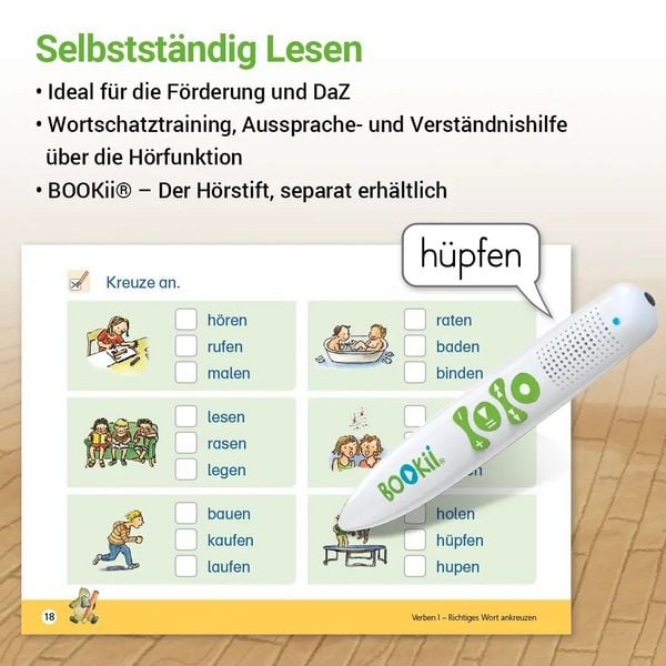 Produktbild: Lesen mit Rico Schnabel, Heft 3: Vom Wort zum Satz &ndash; silbierte Ausgabe, f&uuml;r BOOKii&reg;