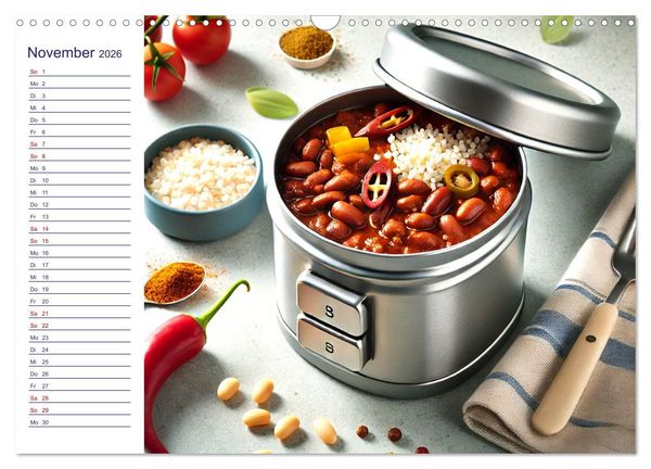 Produktbild: Lunchpaket Love - Einfach, lecker, gesund (Wandkalender 2026 DIN A3 quer), CALVENDO Monatskalender