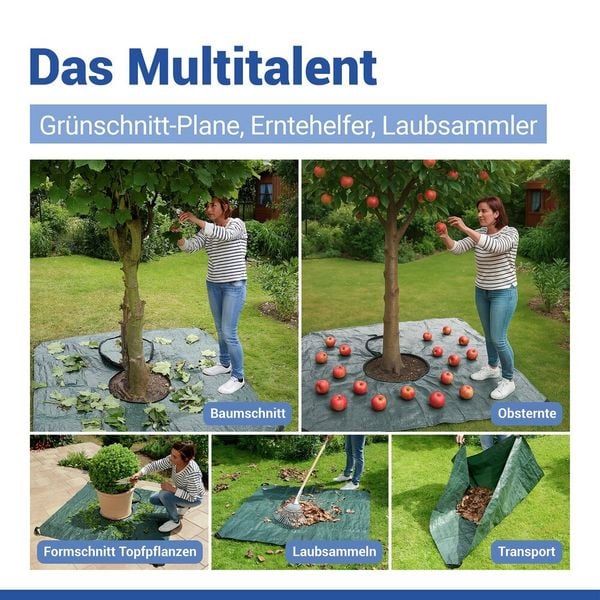 Produktbild: Multi-Plane Mod. Profi, Gartenplane zum Auffangen von Schnittgut