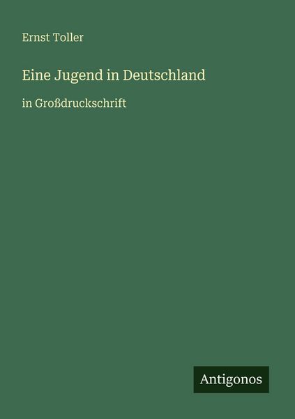 Produktbild: Eine Jugend in Deutschland