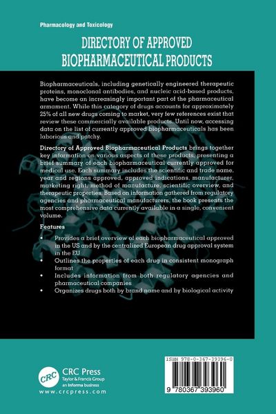 Produktbild: Directory of Approved Biopharmaceutical Products